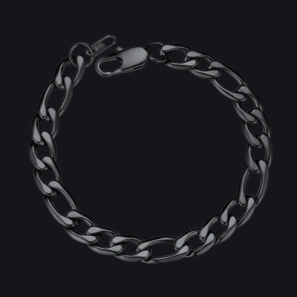 Figaro Link Bracelet for in Stainless Steel