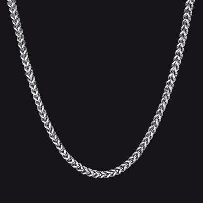 Franco Chain Link Stainless Steel Necklace for