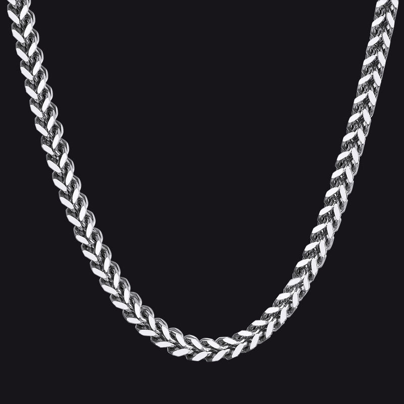 Franco Chain Link Stainless Steel Necklace for