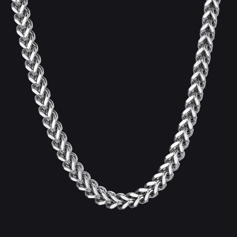 Franco Chain Link Stainless Steel Necklace for