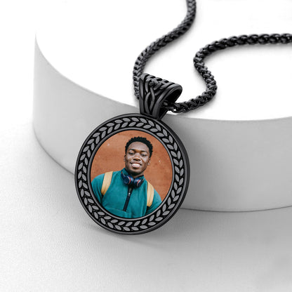 Personalized Pet Memorial Picture Necklace Pendant With Photo for