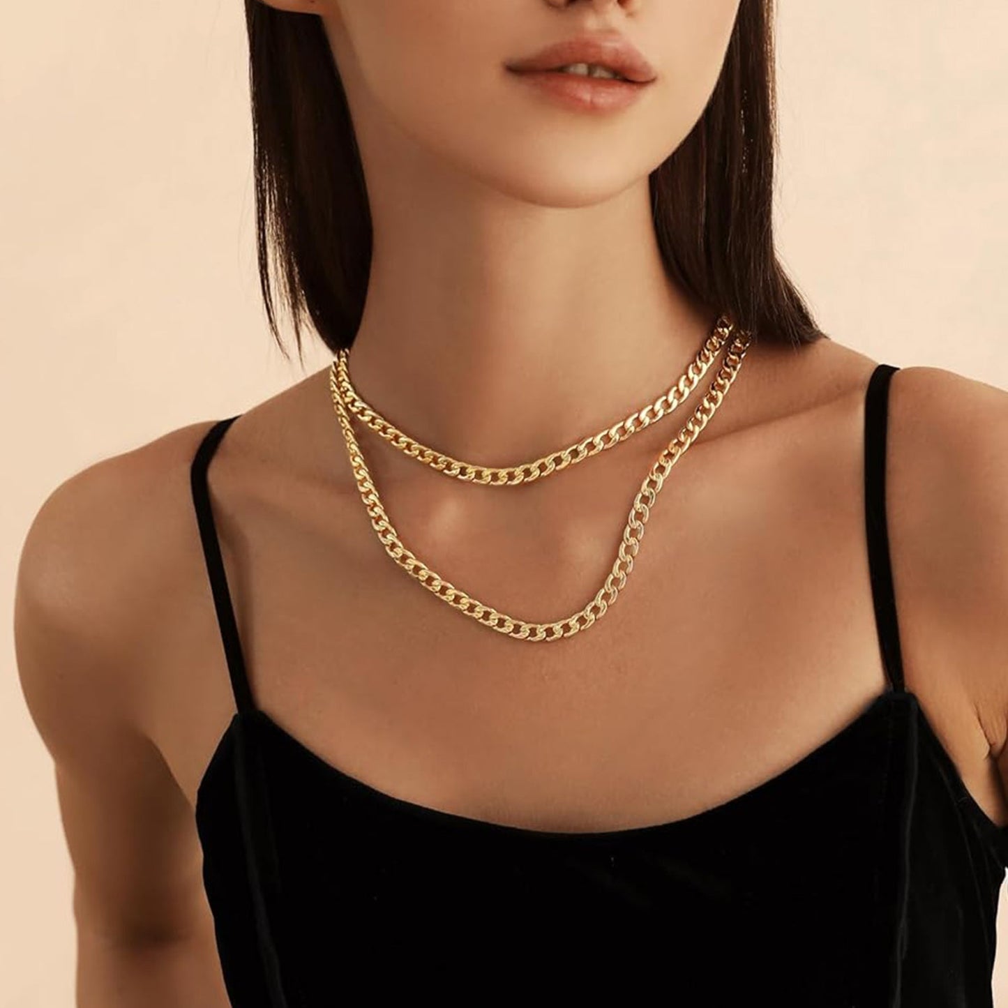 Cuban Link Curb Chain Stainless Steel Necklace for