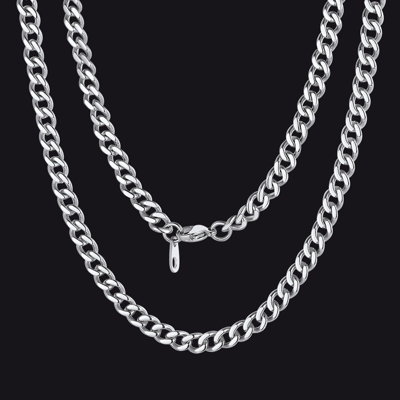 Sturdy Cuban Chain Necklace for 5/7/9/12mm Width