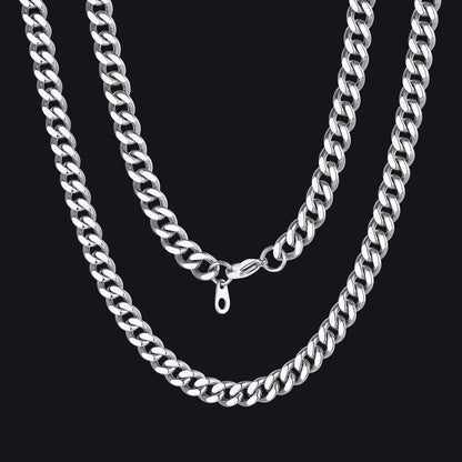 Sturdy Cuban Chain Necklace for 5/7/9/12mm Width