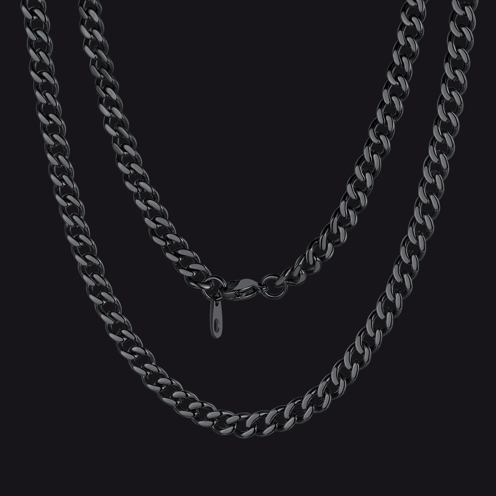 Sturdy Cuban Chain Necklace for 5/7/9/12mm Width