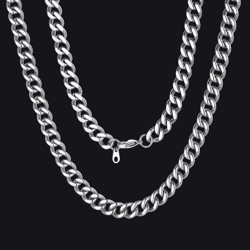 Sturdy Cuban Chain Necklace for 5/7/9/12mm Width