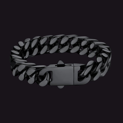 Miami Cuban Link Chain Bracelet 5/7/9/12mm Width for