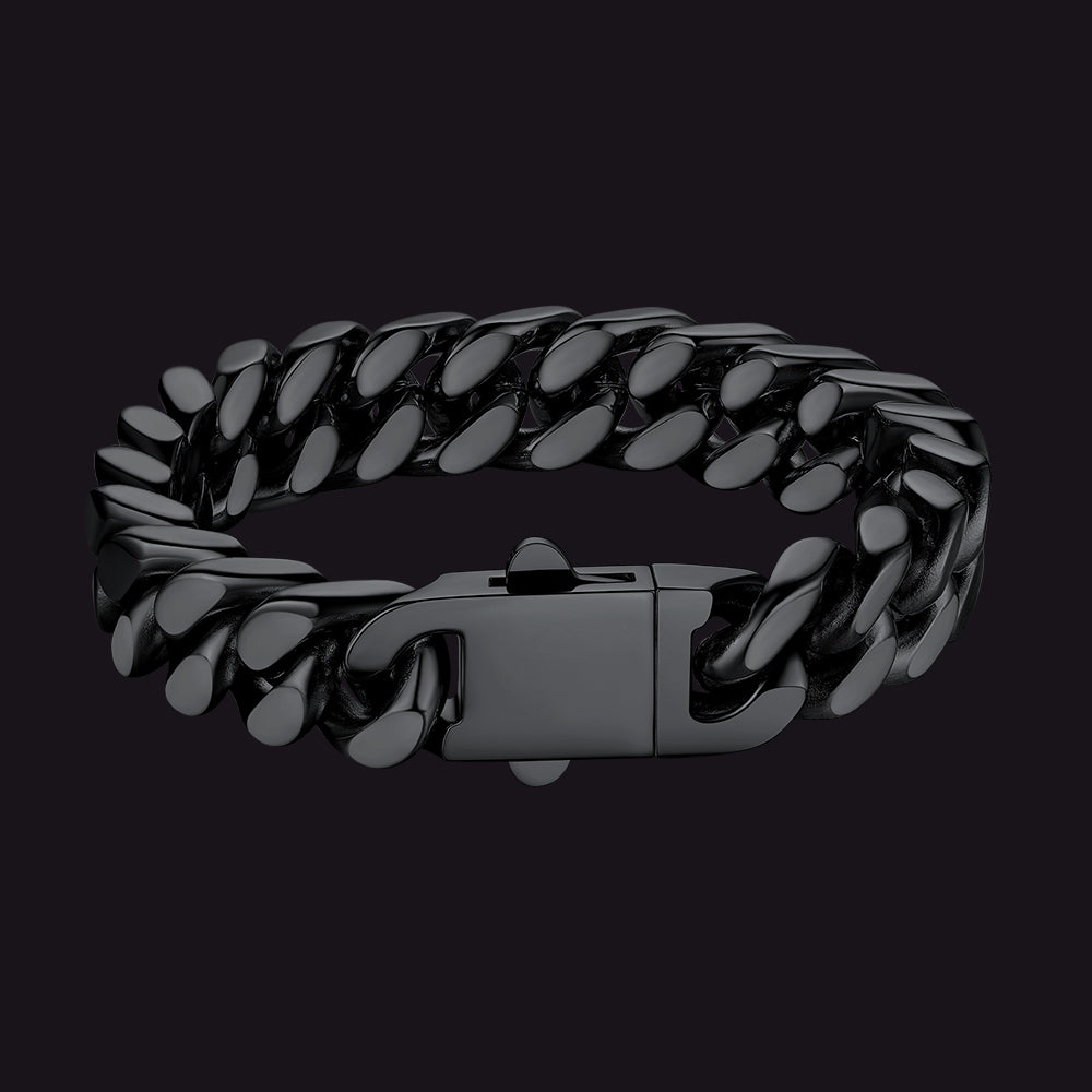 Miami Cuban Chain Bracelet 5/7/9/12mm Width Birthday Gift for