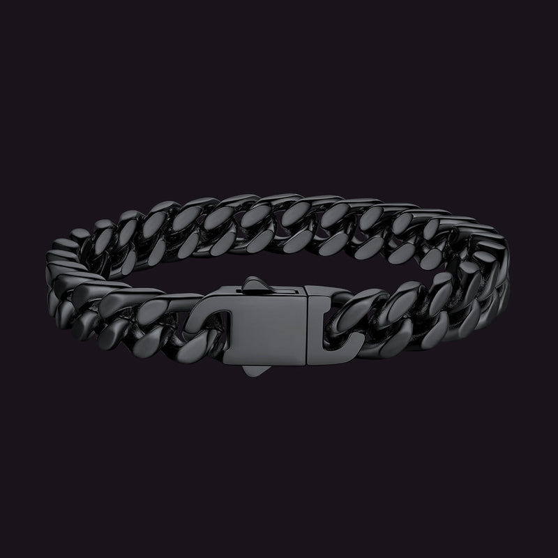 Miami Cuban Chain Bracelet 5/7/9/12mm Width Birthday Gift for
