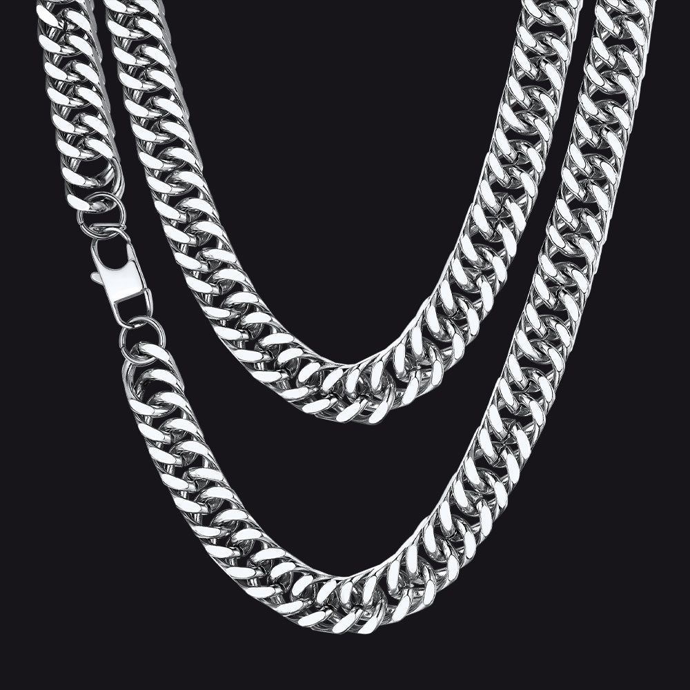 Heavy Miami Cuban Link Chain Necklace for