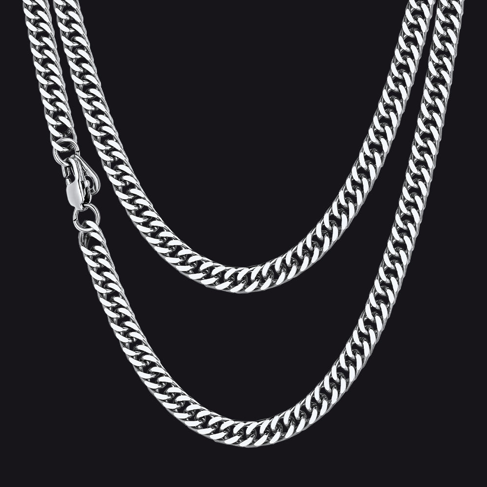 Heavy Miami Cuban Link Chain Necklace for