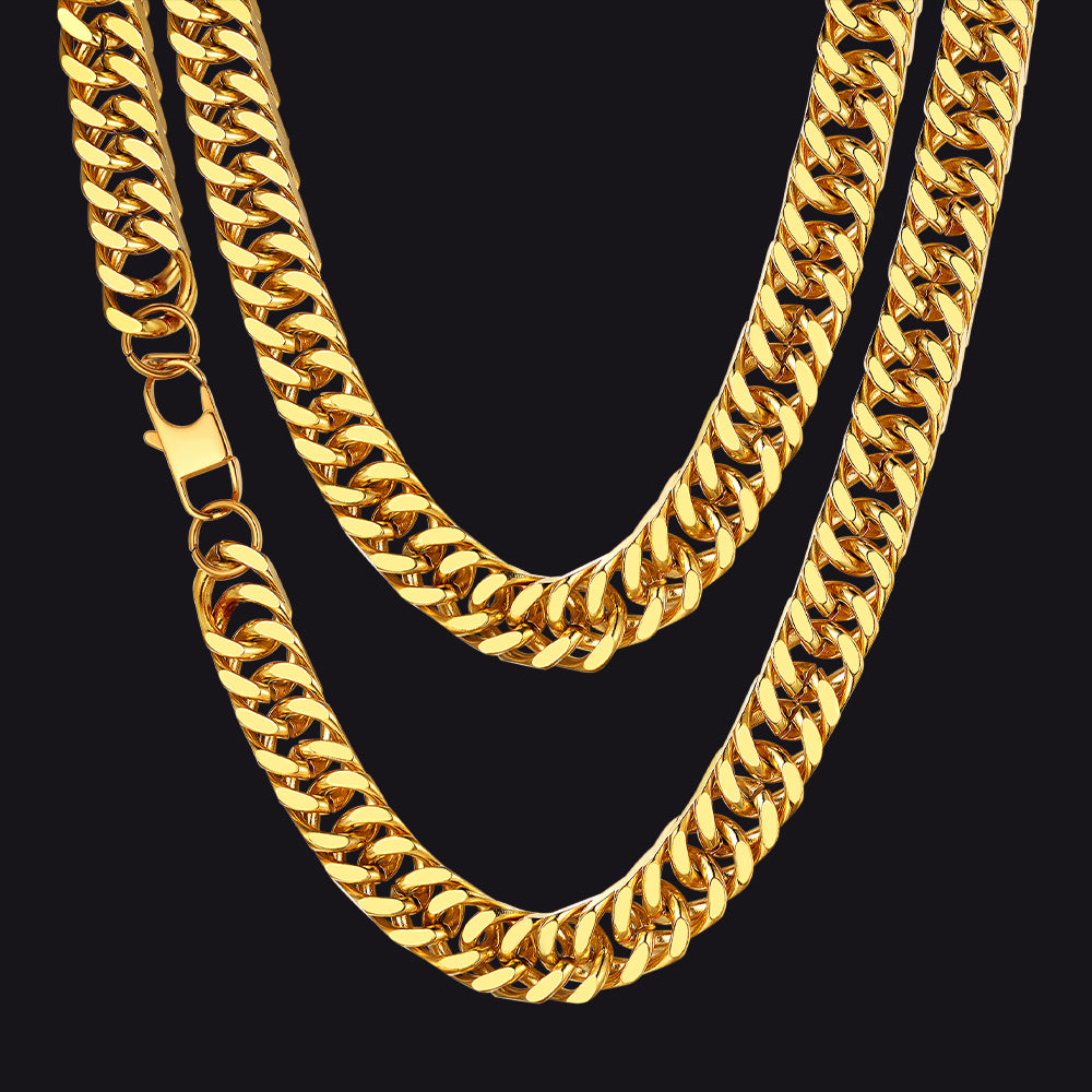 Heavy Miami Cuban Link Chain Necklace for