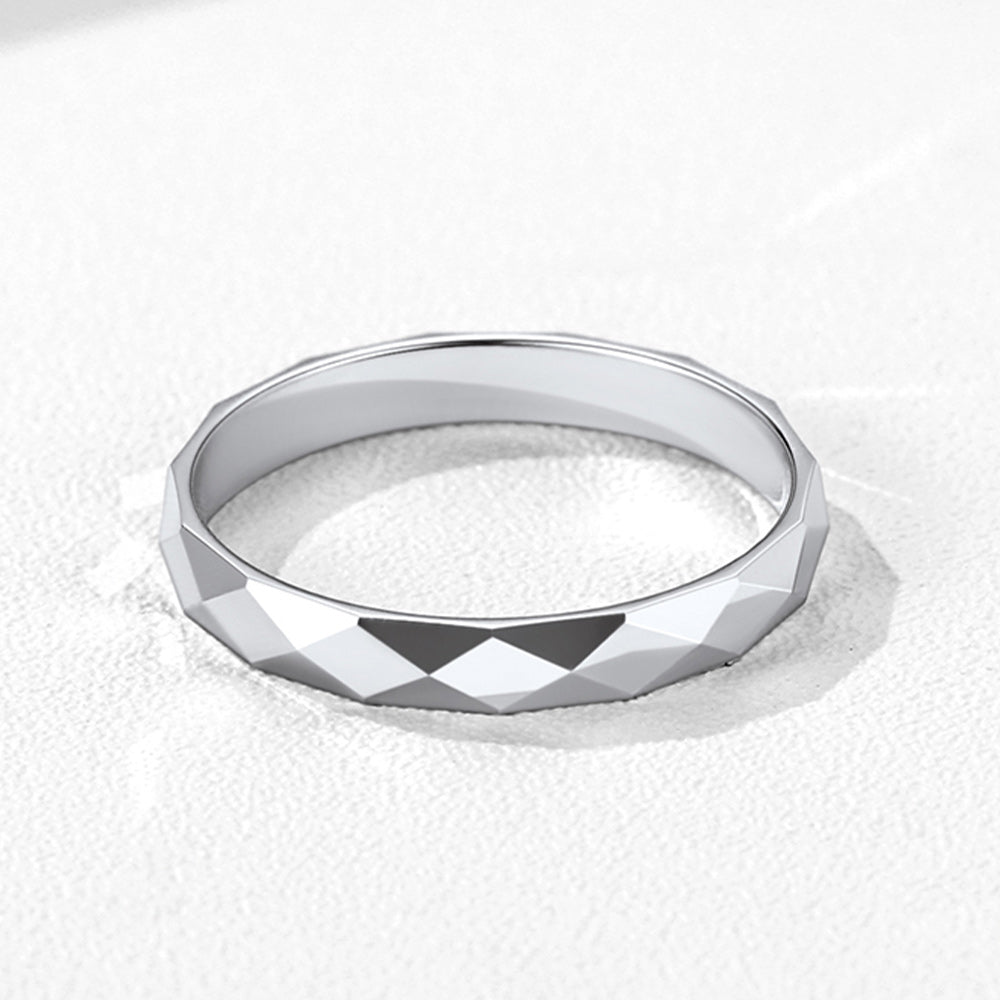 925 Sterling Silver 3mm Minimalist Band Rings for