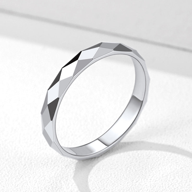 925 Sterling Silver 3mm Minimalist Band Rings for