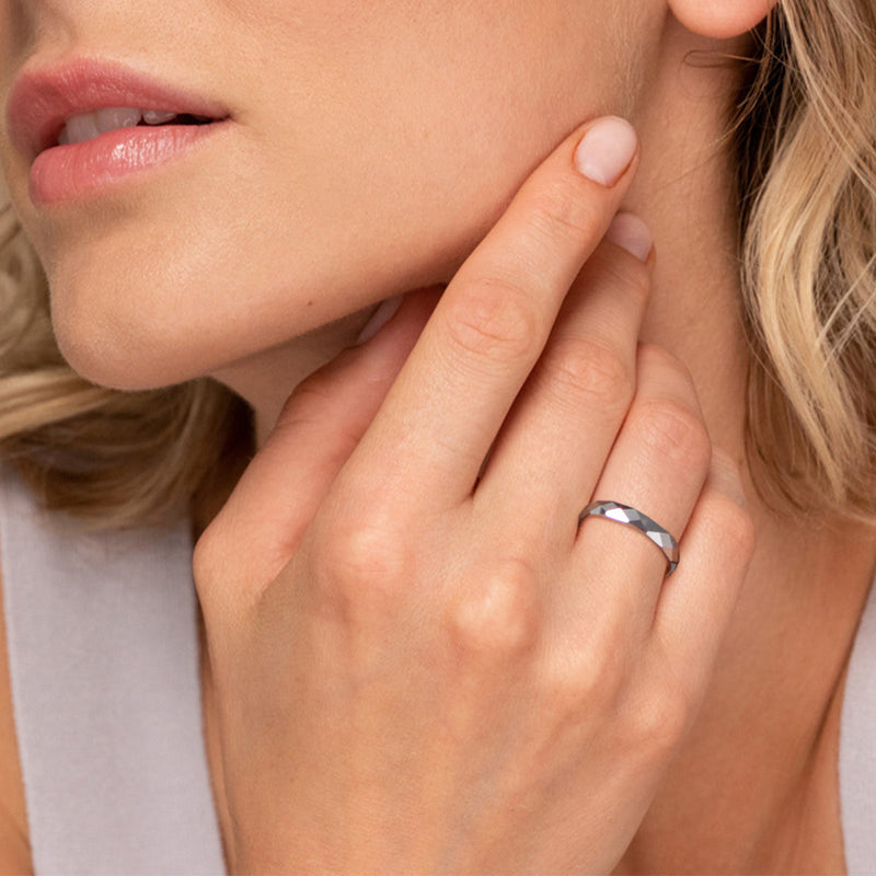925 Sterling Silver 3mm Minimalist Band Rings for