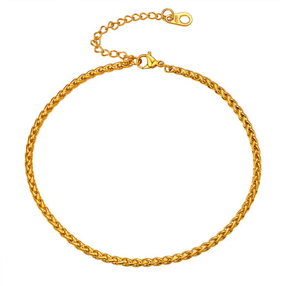 Stainless Steel Chain Anklets for