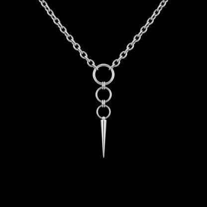 Hoop Spike Necklace