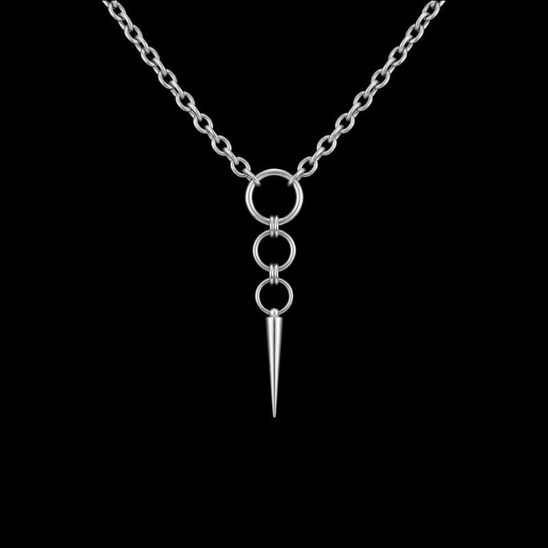 Hoop Spike Necklace