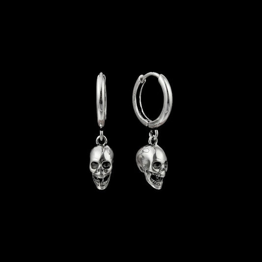 Death Hoop Earrings