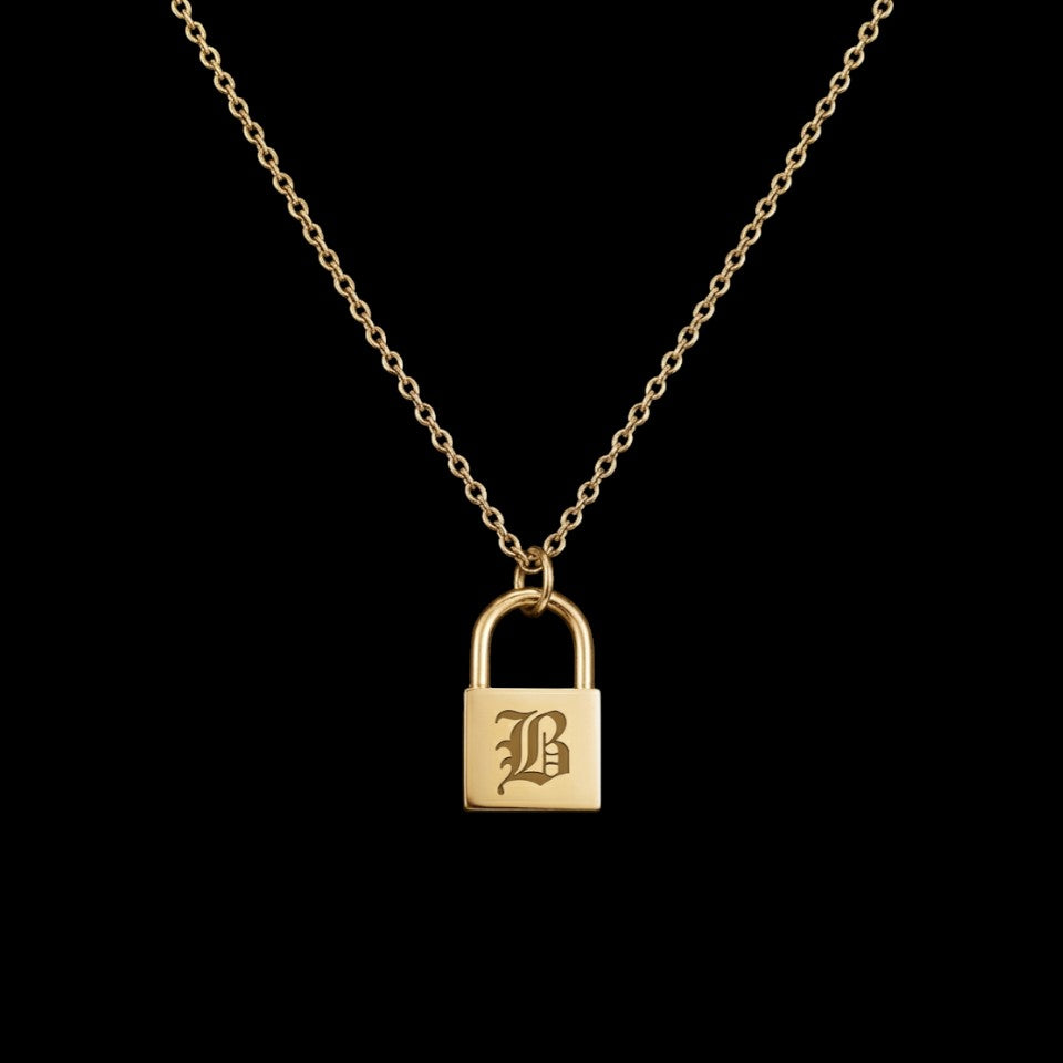 Gothic Lock Necklace