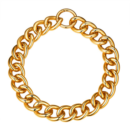 23mm Wide Chain Choker Necklace for