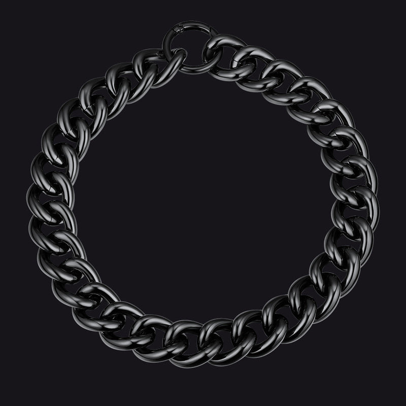 23mm Wide Chain Choker Necklace for