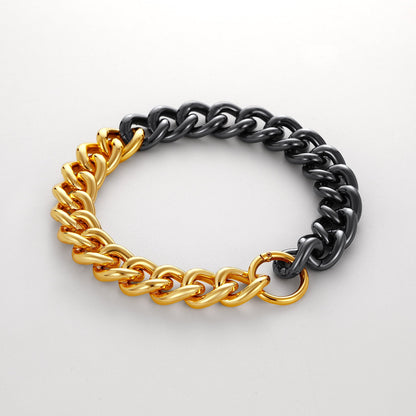 23mm Wide Chain Choker Necklace for