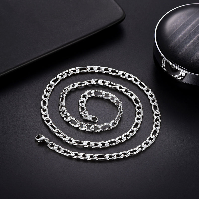5mm Figaro Chain Necklace for