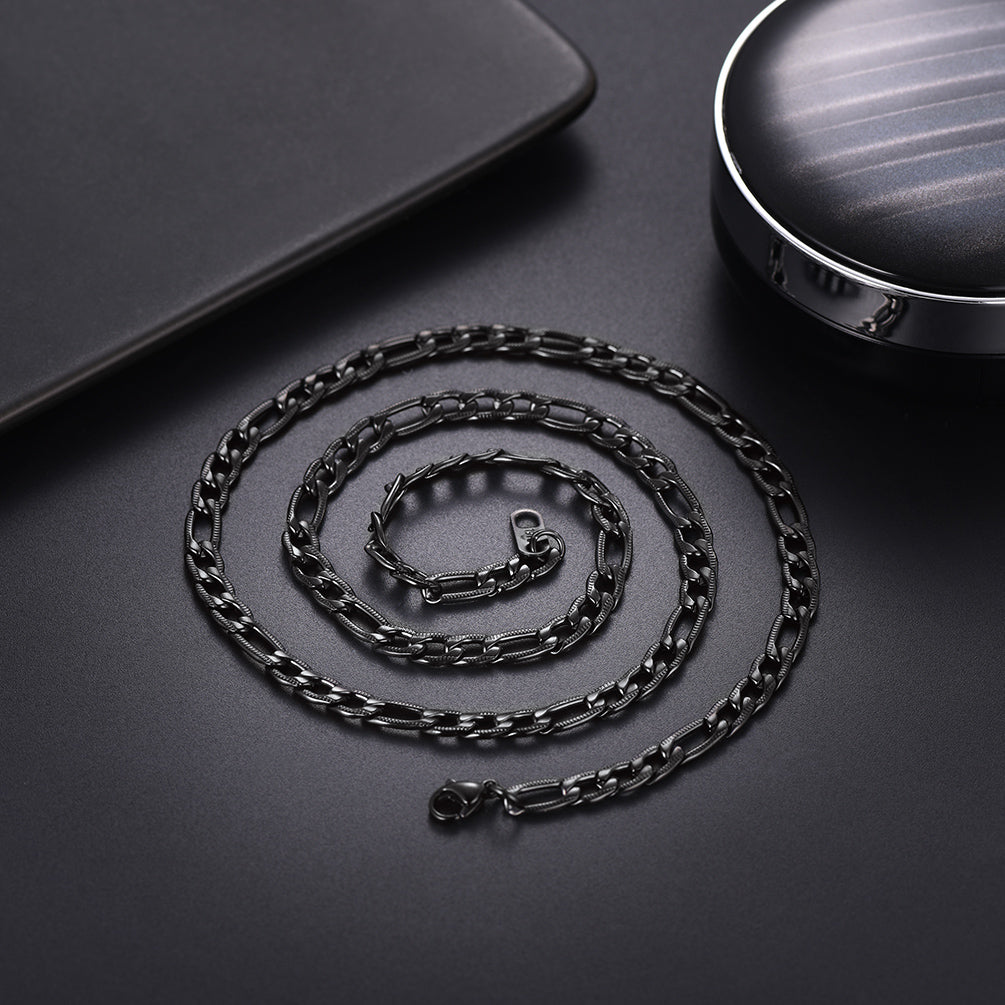 5mm Figaro Chain Necklace for