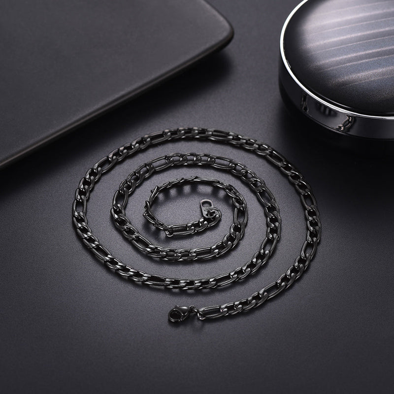 5mm Figaro Chain Necklace for
