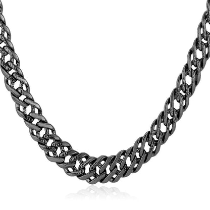 6mm Width Chain Link Necklace for