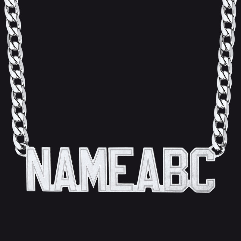 Customized Nameplate Cuban Chain Necklace for