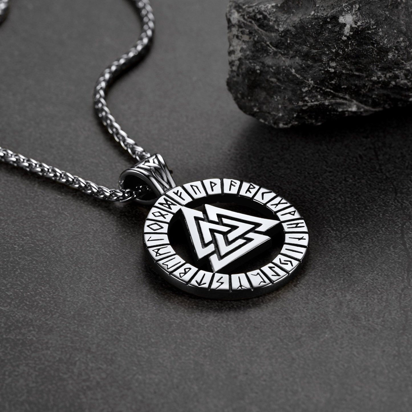 Nordic Viking Runes Celtic Pendant Necklaces for