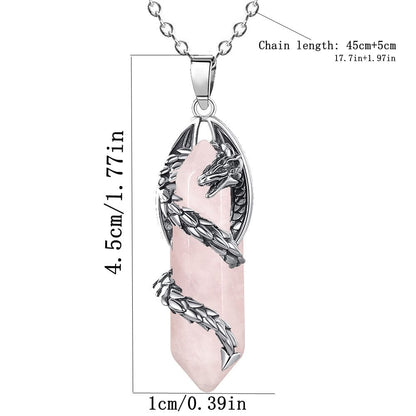 Celestial Dragonfang Crystal Necklace