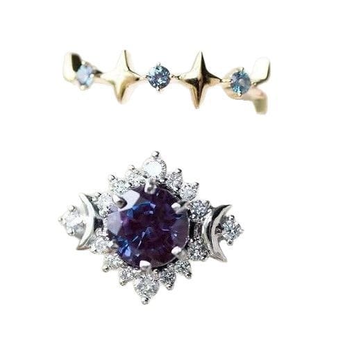 Lunar Wisdom Triple Goddess Ring