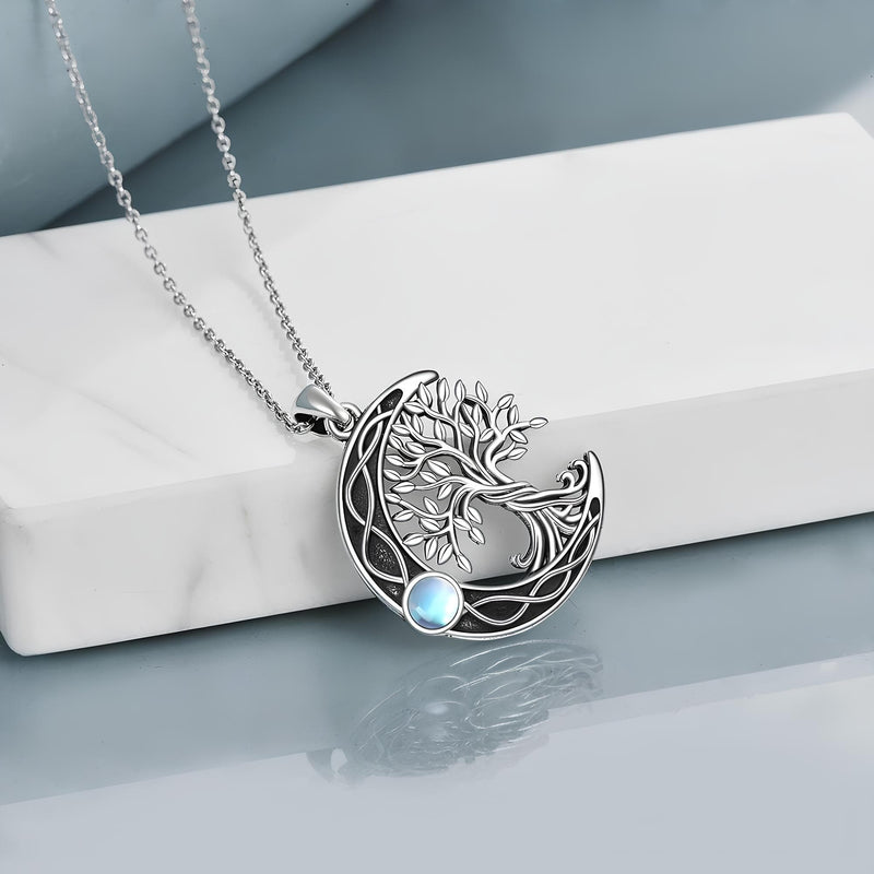 Sacred Moon Tree of Life Necklace