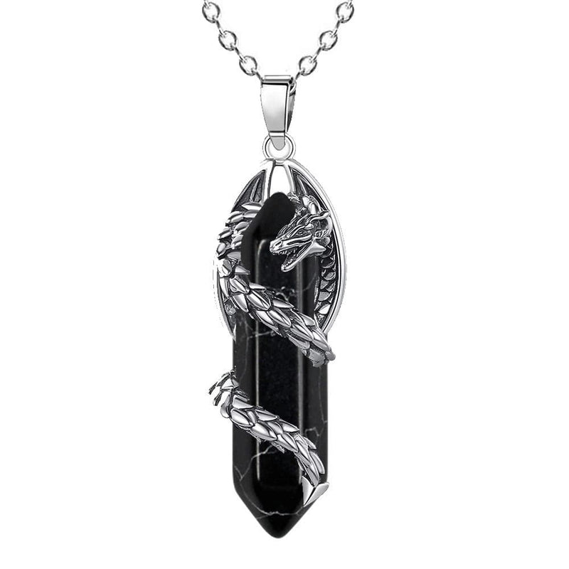 Celestial Dragonfang Crystal Necklace