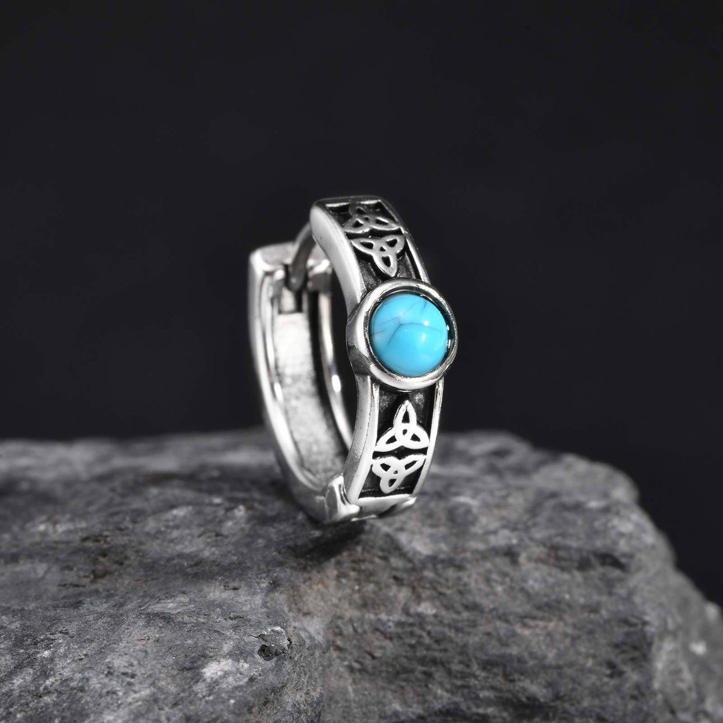 Trinity Spirit Turquoise Earrings