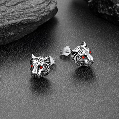 Flash Tiger Stud Earrings for