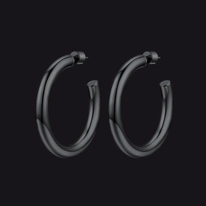 20/30/40/60/80mm Large Thin Hoop Earrings for