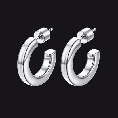 20/30/40/60/80mm Minimalist Hoop Earrings for