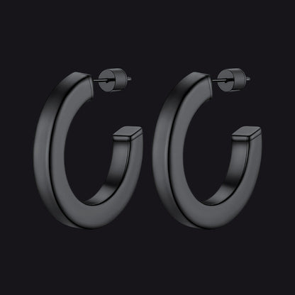 20/30/40/60/80mm Minimalist Hoop Earrings for