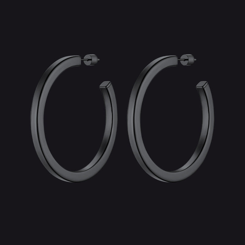 20/30/40/60/80mm Minimalist Hoop Earrings for