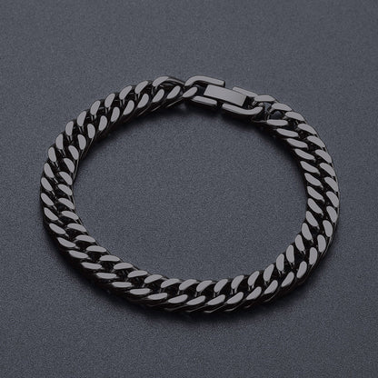 6mm Cuban Link Chain & Bracelet Gift Set for