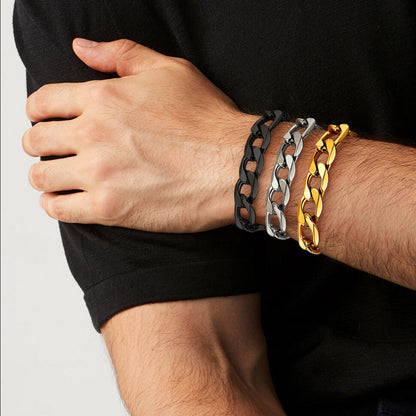 Figaro Link Bracelet for in Stainless Steel