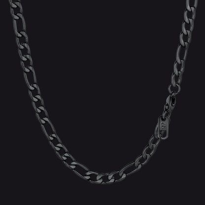 5mm Figaro Chain Necklace for