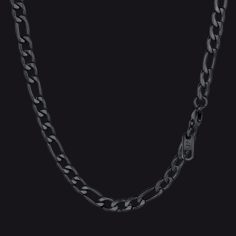5mm Figaro Chain Necklace for