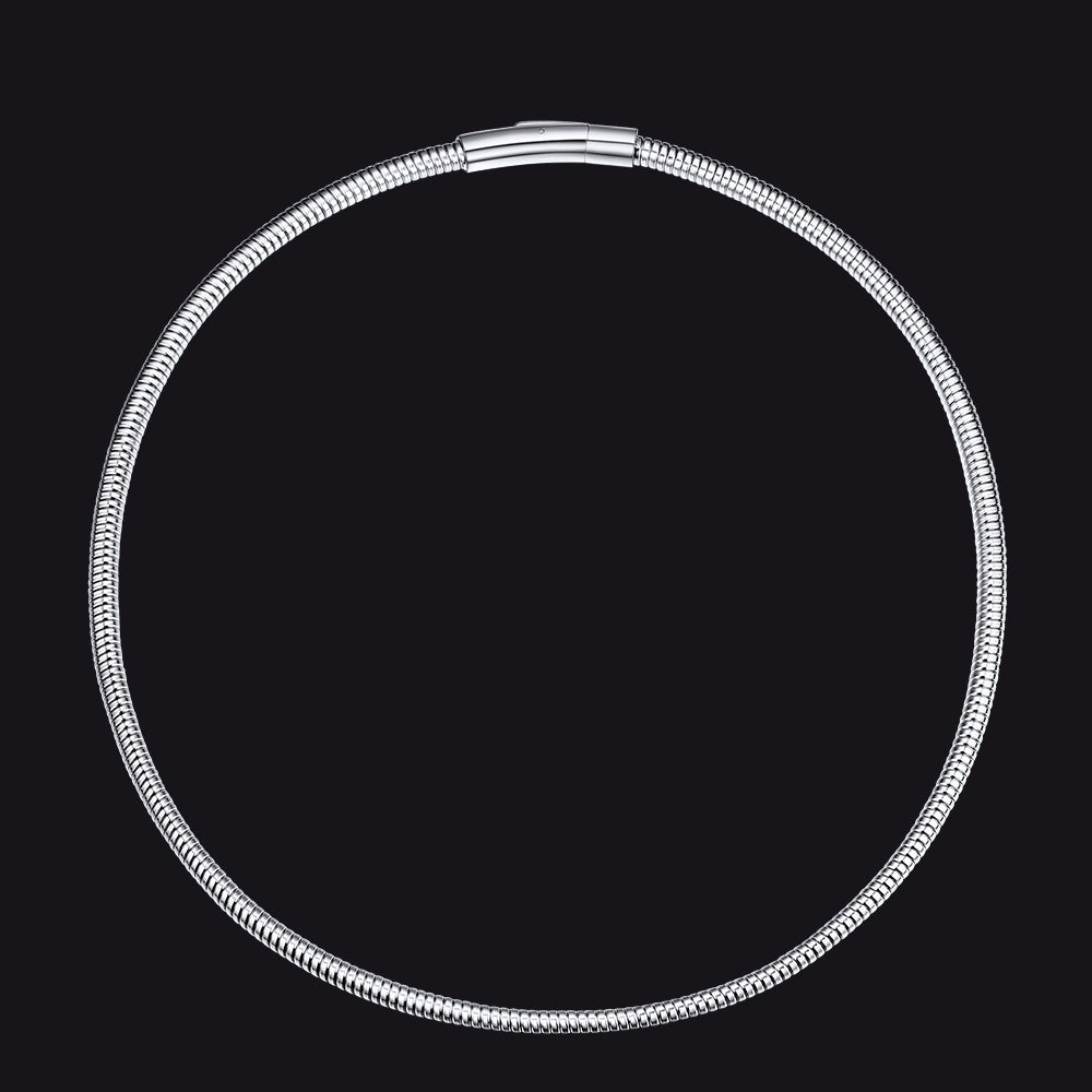 Herringbone Snake Chain Choker Necklace for 5mm Width