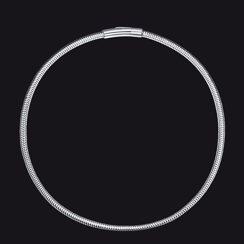 Herringbone Snake Chain Choker Necklace for 5mm Width