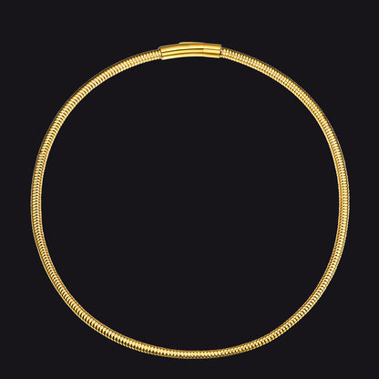 Herringbone Snake Chain Choker Necklace for 5mm Width